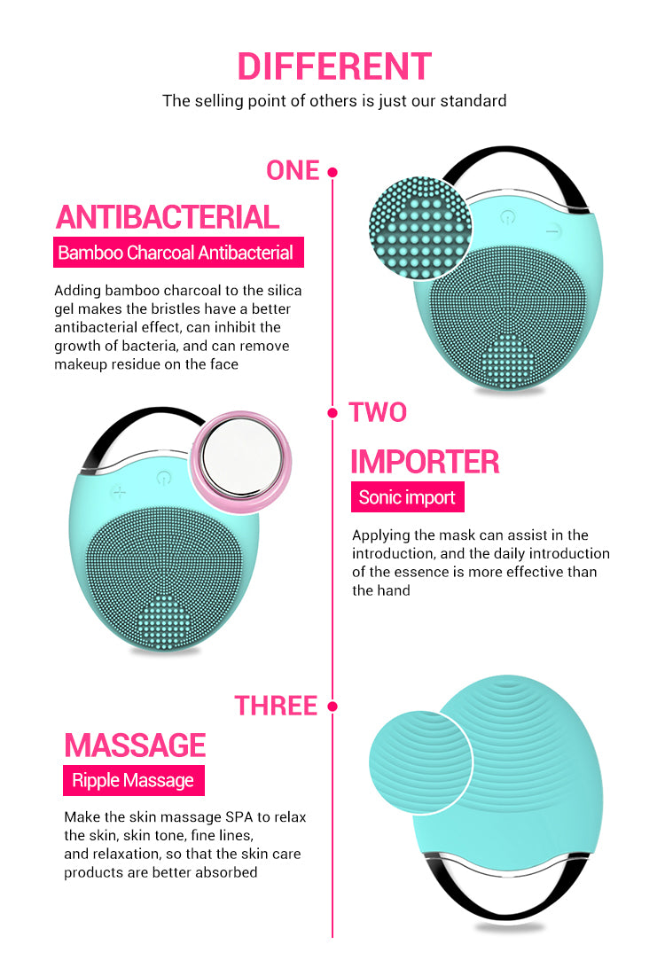 Silicone Electric Facial Cleanser